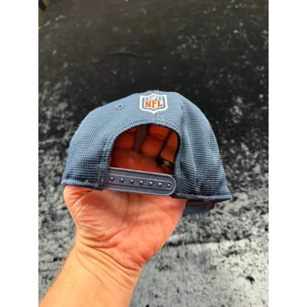 New Era 9FIFTY Seattle Seahawks Youth Snapback Hat Navy Blue Neon Green NFL Cap